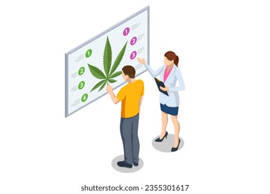 Isometric testing cannabis buds for the extraction of medicinal oil. Herbal alternative medicine, cbd oil, pharmaceptical industry