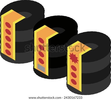 Similar – Image, Stock Photo Three rubber floor car mats lying on the street ground. Car interior cleaning concept