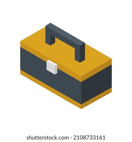 Isometric toolbox on a background