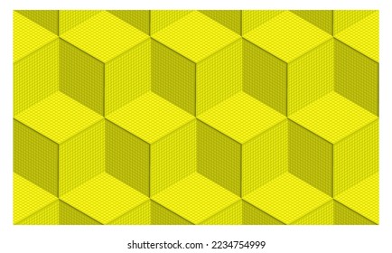 Isometric toy bricks background. Blocks for children poster and games. Realistic 3D vector isolated on white background