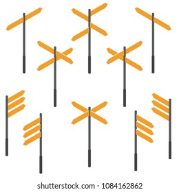 Isometric traffic arrows