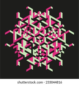 Isometric Unique pattern