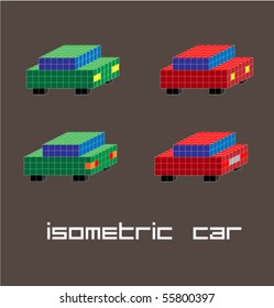 Isometric vector car
