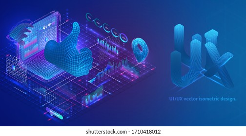 isometric vector composition with graphs, information and virtual data retrieval on a laptop
