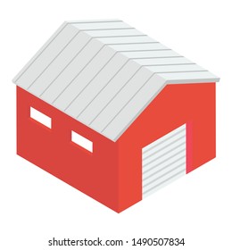 Isometric vector design of house icon