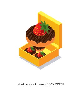Isometric vector donuts in the box