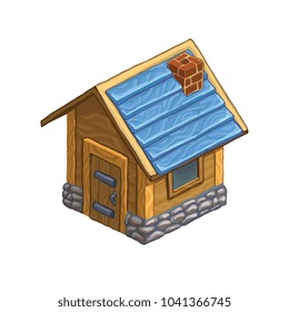 Isometric vector game art house