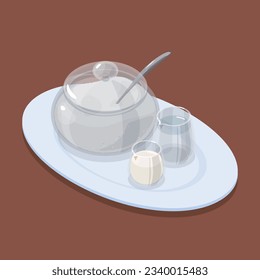 Imitaciones vectoriales isométricas de un conjunto de café