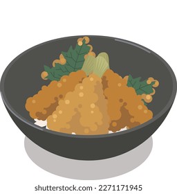 Isometric vector illustration of fish tendon
