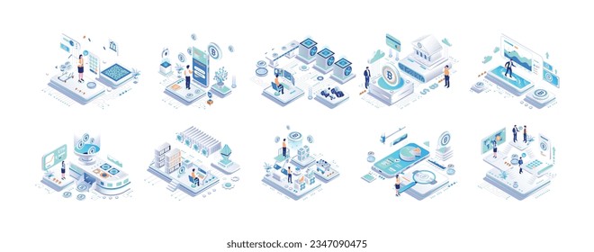 Isometric Vector  - Illustration Flat 