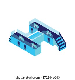 isometric vector minimal home design