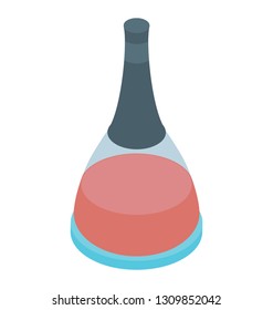 Isometric vector of nail polish icon