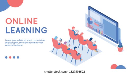 Isometric vector online learning illustration