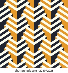 Isometric Vector Seamless Pattern