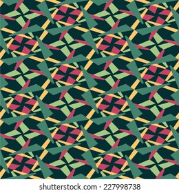 Isometric Vector Seamless Pattern