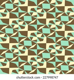 Isometric Vector Seamless Pattern