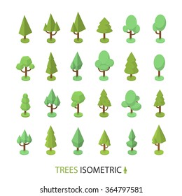 Isometric Vector Tree Set