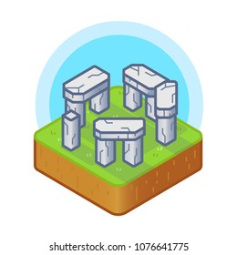 Isometric view Stonehenge