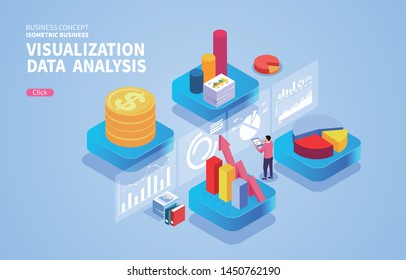 Isometric Visualization Data Analysis and Research