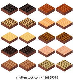 isometric wood floor