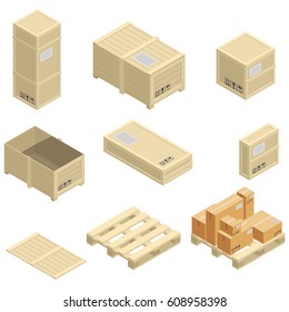 3,455 Cargo Pallet Isometric Images, Stock Photos & Vectors | Shutterstock