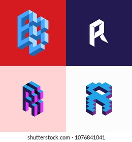 Isometric Word Logo
