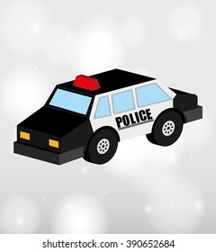 isometrics car icon design 