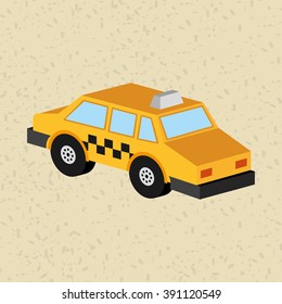 isometrics car icon design, vector illustration eps10 graphic 