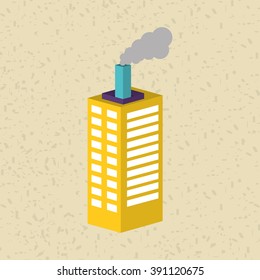 isometrics industrial icon design, vector illustration eps10 graphic 