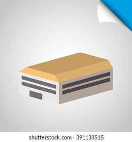 isometrics industrial icon design, vector illustration eps10 graphic 