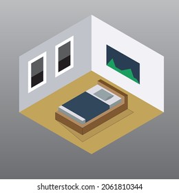 Isometrik bed in room and any spray