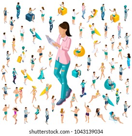 Isometry is a new generation Z, the use of tablets, social networks, a large set of teenagers, the digital generation. Modern technologies set 11.