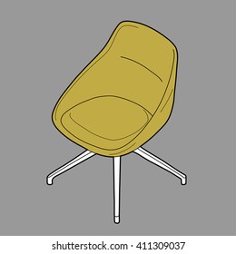 Isometry of an office chair
