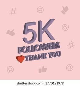 Isometry. Thank you, 10k or eight thousand followers celebration design 2