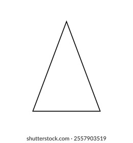 Isosceles triangle in geometry in mathematics.