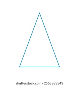 Isosceles triangle in geometry in mathematics.