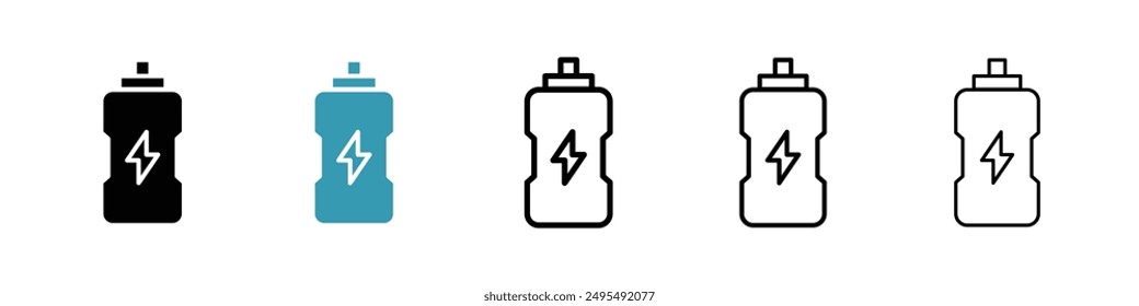 Isotonic line icon vector set.