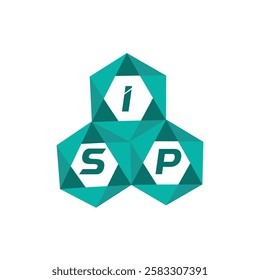 ISP creative minimalist letter logo. ISP unique vector initials alphabet letter logo design

