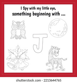 Ispy Christmas Worksheet Vector .