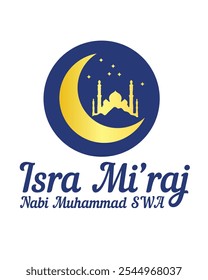 Isra Mi'raj Cover Hand Drawn Templates Background