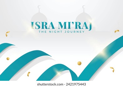 Isra Mi'raj design background template