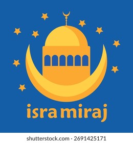Elemento de diseño de Vector Isra Miraj