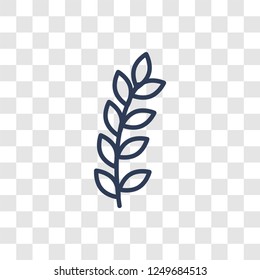 Israel Barley icon. Trendy linear Israel Barley logo concept on transparent background from Religion-2 collection