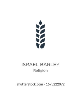 Israel barley icon vector. Trendy flat israel barley icon from religion collection isolated on white background. Vector illustration can be used for web and mobile graphic design, logo, eps10