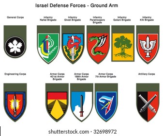 Israel Defense Forces - Insignia Units Tags