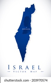 Israel design over white background, vector illustration