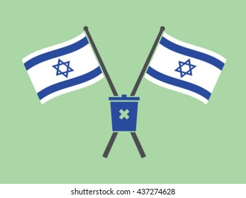 Israel Emblem Garbage