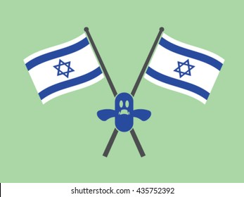 Israel Emblem Ghost Halloween
