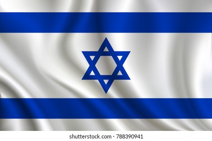 Israel Flag Background Stock Vector (Royalty Free) 788390941 | Shutterstock