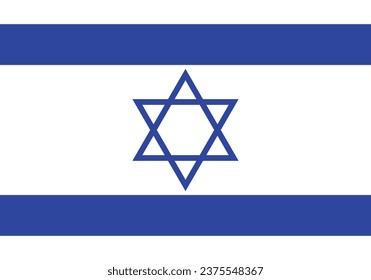 Israel flag background made with vector.